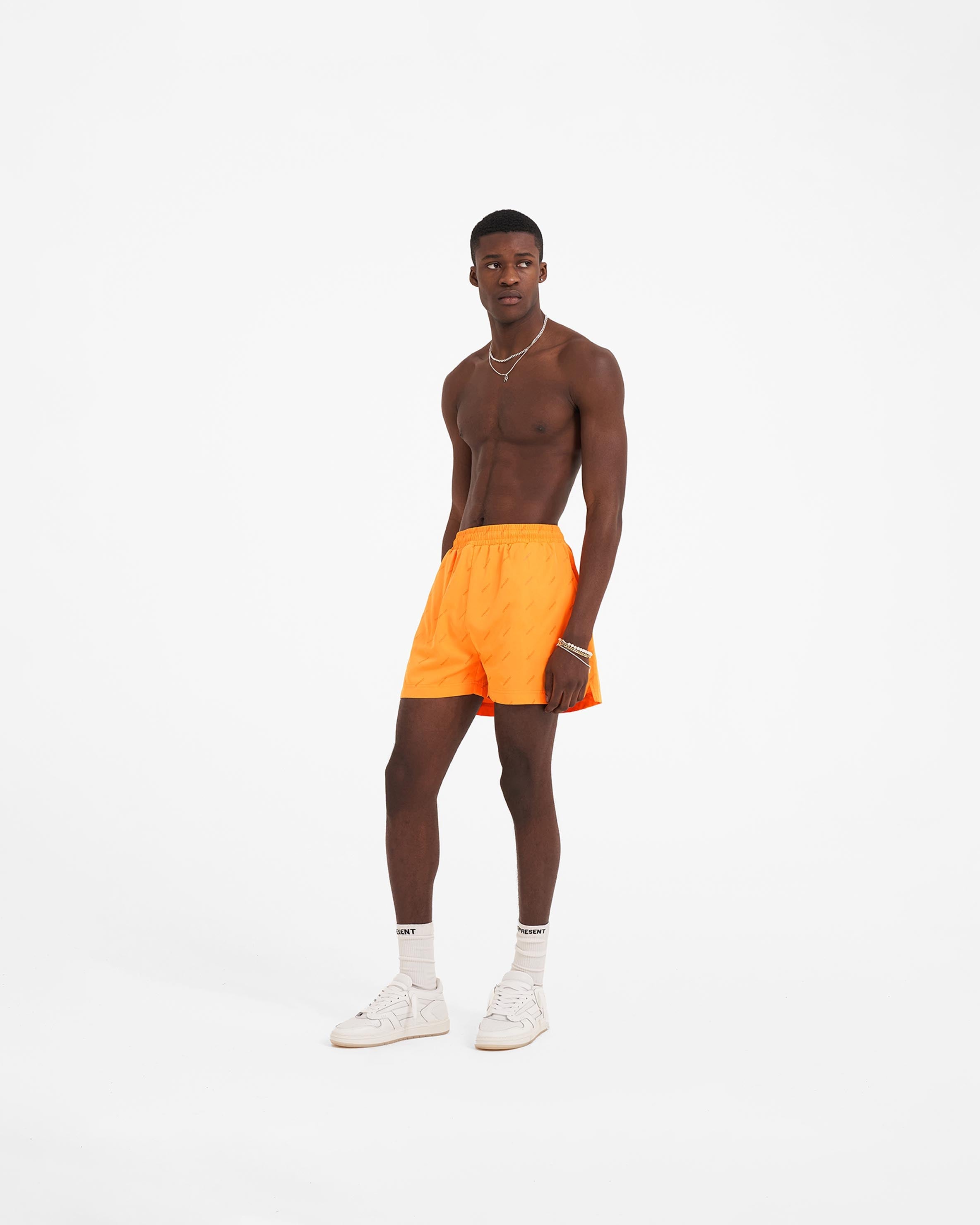 Swim Shorts - Neon Orange